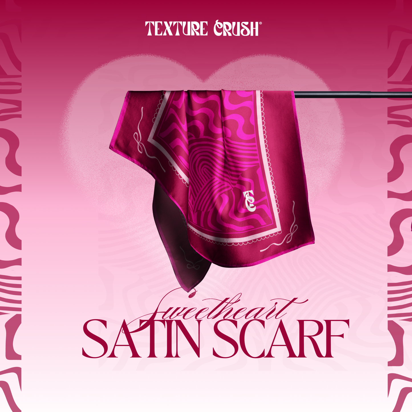 Sweetheart Satin Scarf
