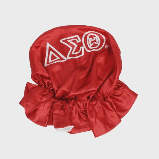 Texture Crush Premium Satin 2-in-1 Bonnet - Delta Sigma Theta Limited Edition