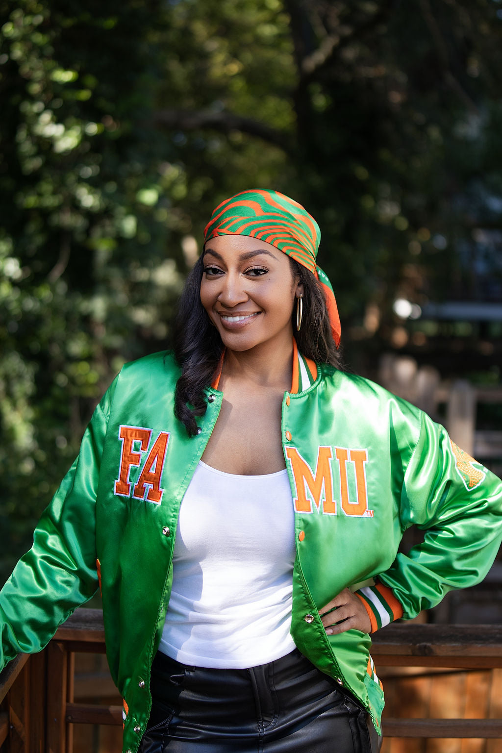 HBCU Crown Luxe Satin Scarf